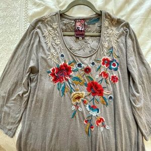 Johnny Was Embroidered Tunic